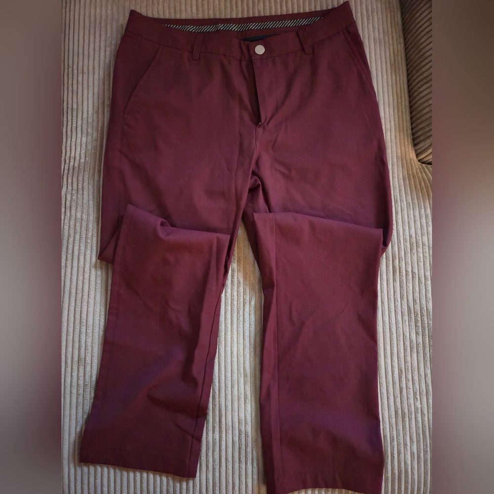 Bonobos Golf Men's Chinos in Deep Burgundy